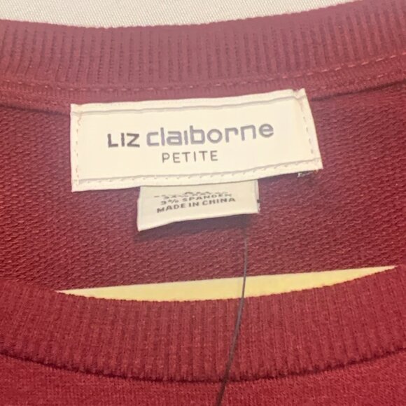 Liz Clairborne NWT Petite Medium Long Sleeve Sweater - Picture 6 of 10